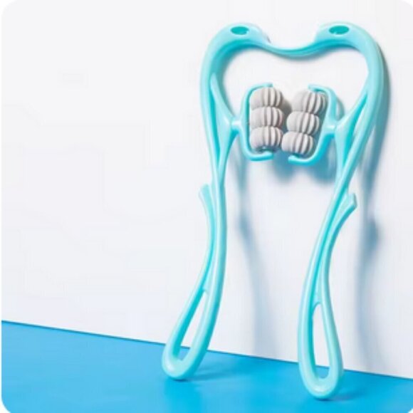 2/50🍒New Hand-held Trigger Point Deep Tissue Massager Roller Neck Massage Tool - Picture 8 of 16